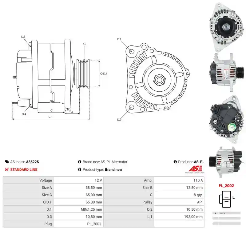 AS-PL A3522S