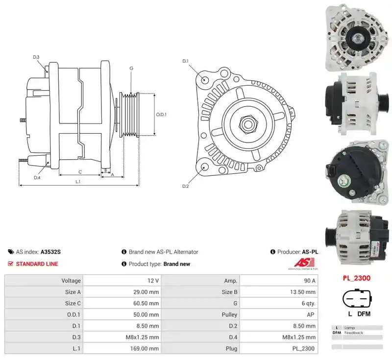 AS-PL A3532S AS-PL A3532S