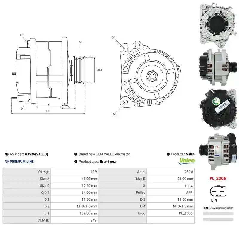 AS-PL A3536(VALEO)