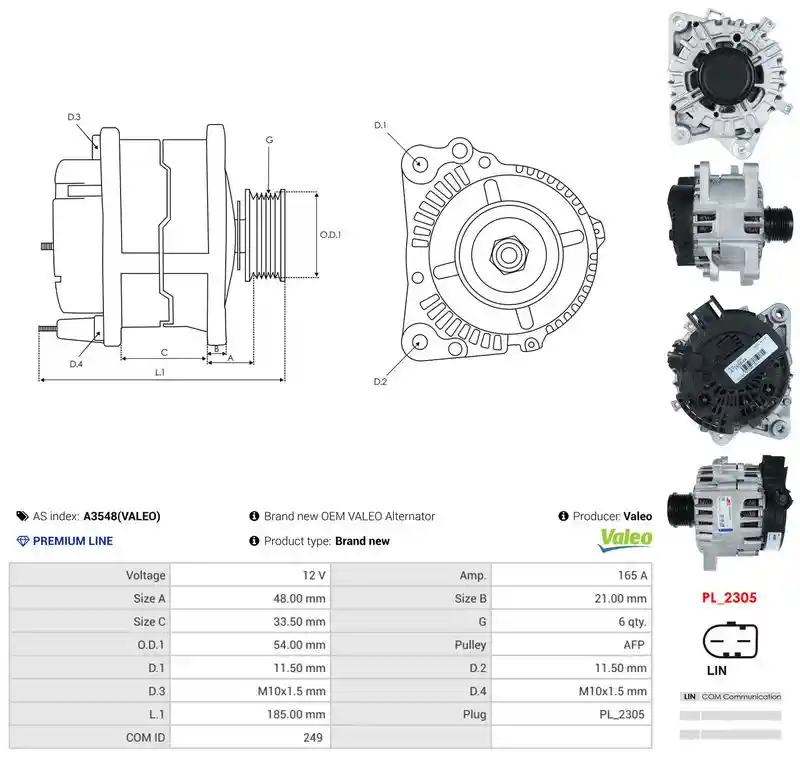 AS-PL A3548(VALEO)
