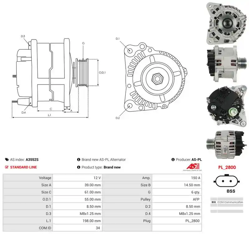 AS-PL A3552S