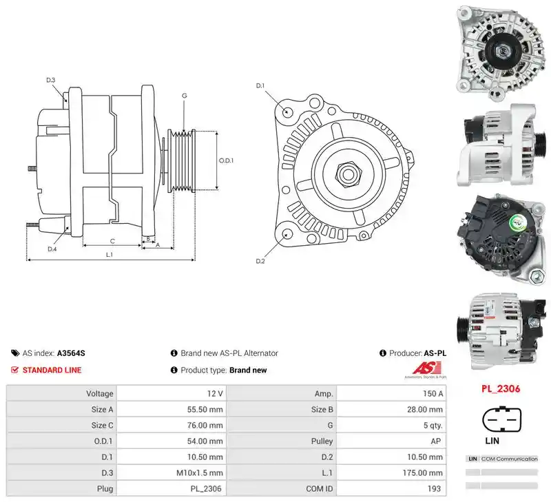 AS-PL A3564S