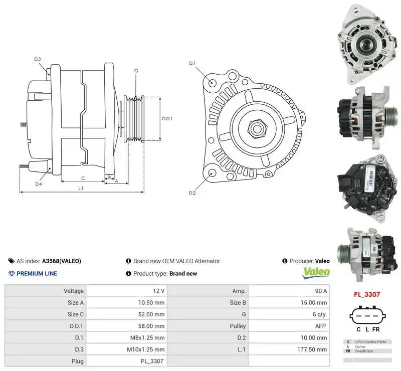 AS-PL A3568(VALEO)