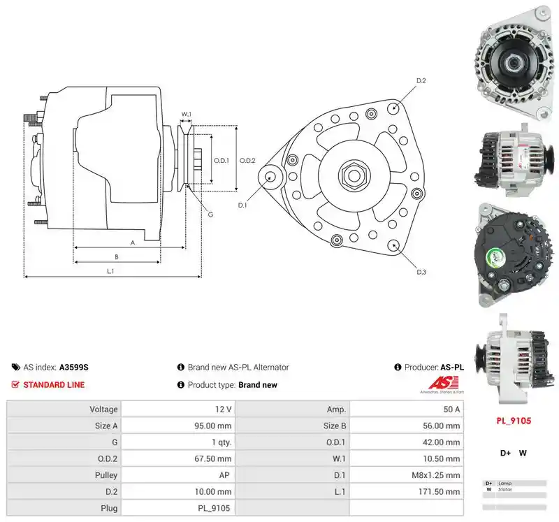AS-PL A3599S
