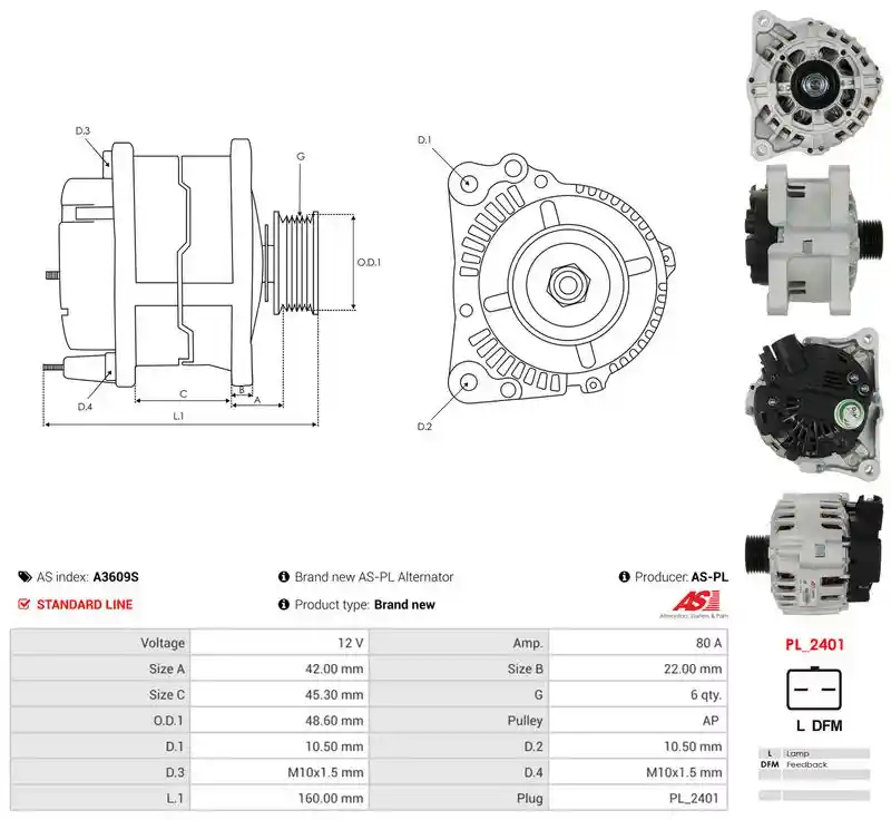 AS-PL A3609S