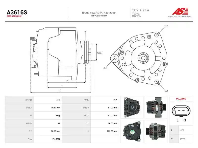 AS-PL A3616S