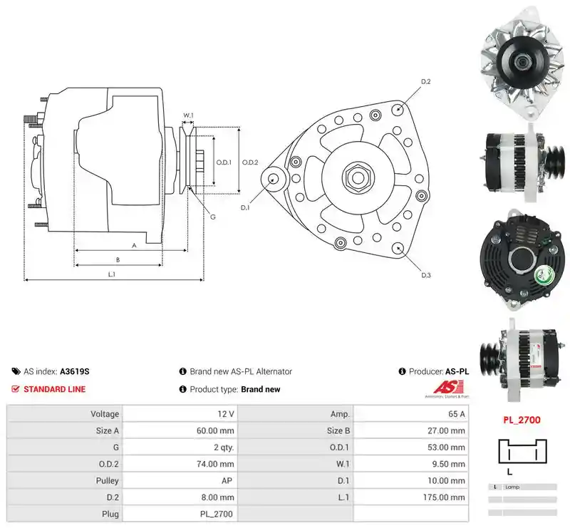 AS-PL A3619S
