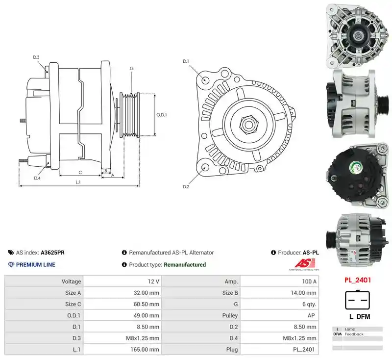 AS-PL A3625PR AS-PL A3625PR