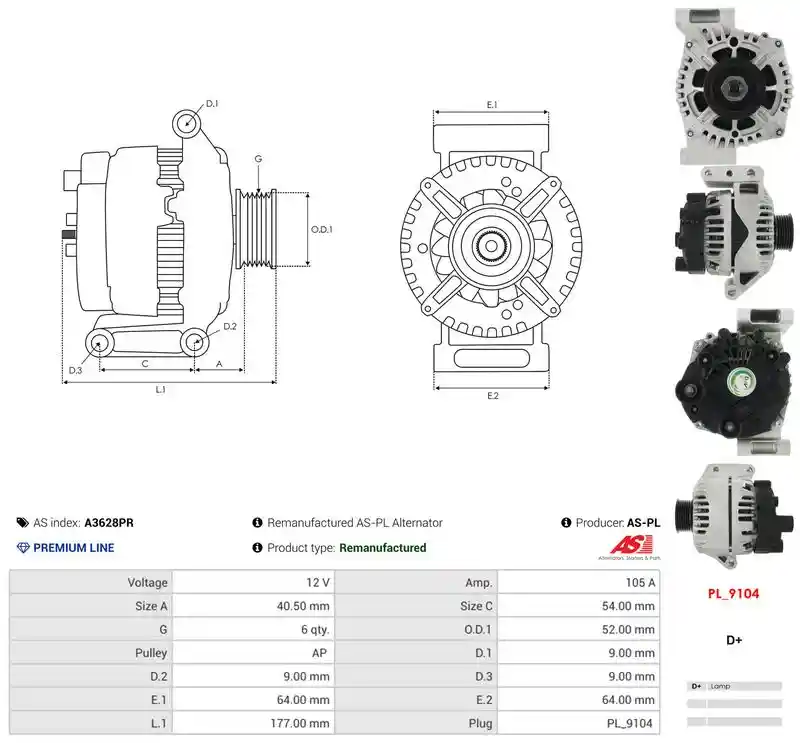 AS-PL A3628PR AS-PL A3628PR