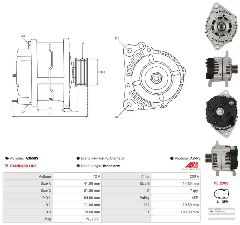 AS-PL A3650S