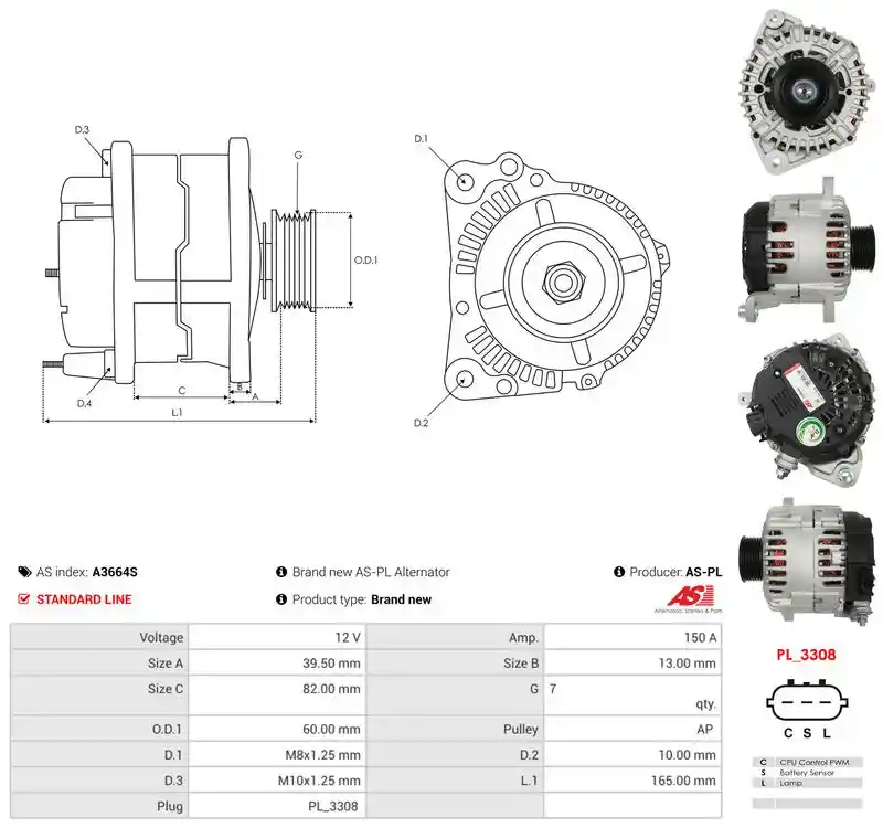 AS-PL A3664S