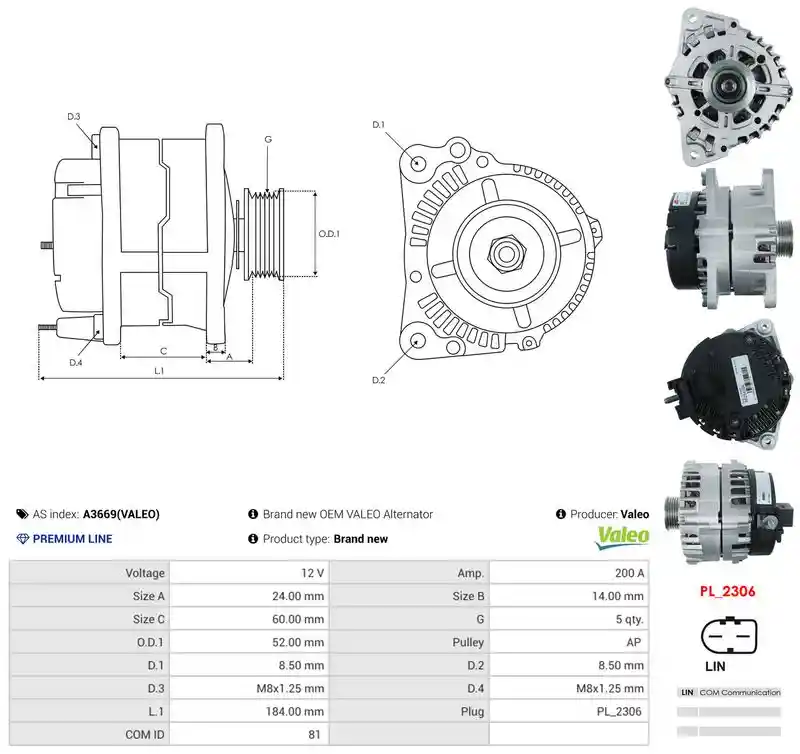 AS-PL A3669(VALEO)