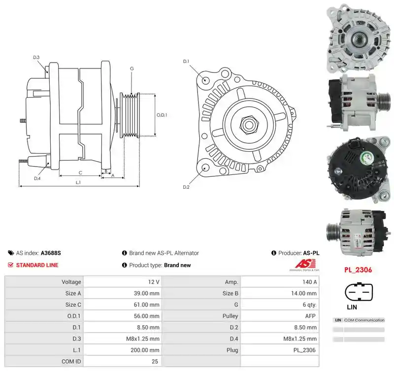 AS-PL A3688S
