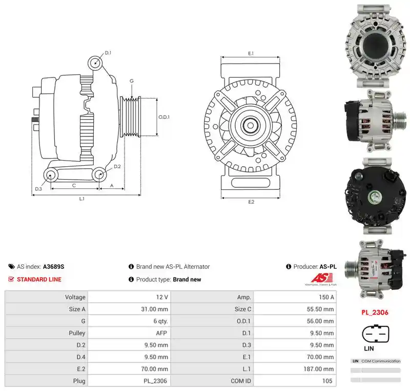 AS-PL A3689S