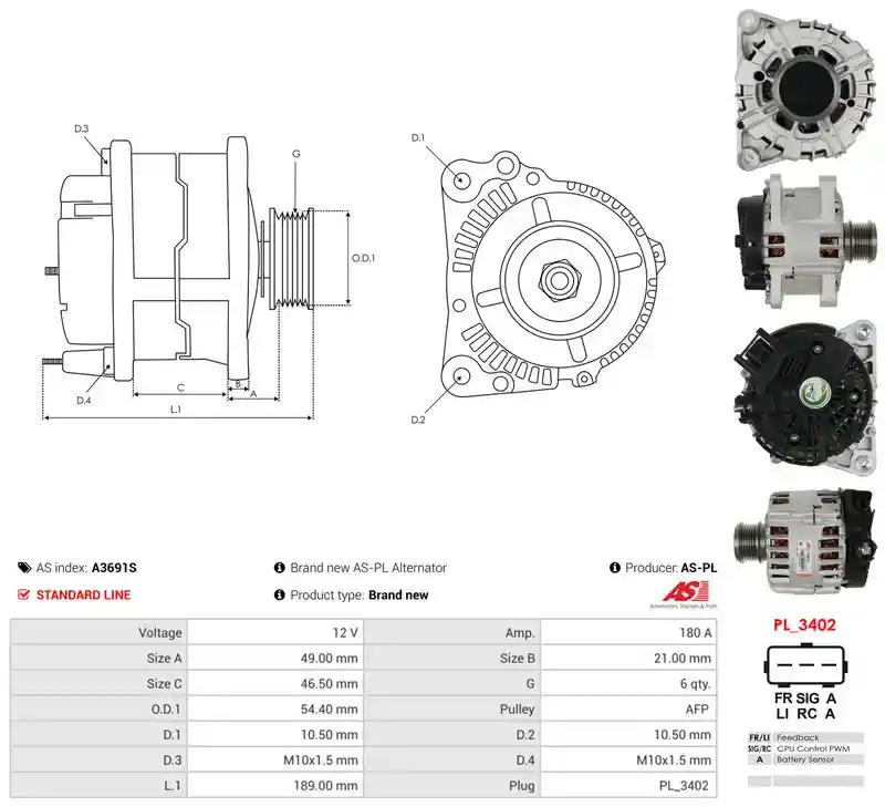 AS-PL A3691S