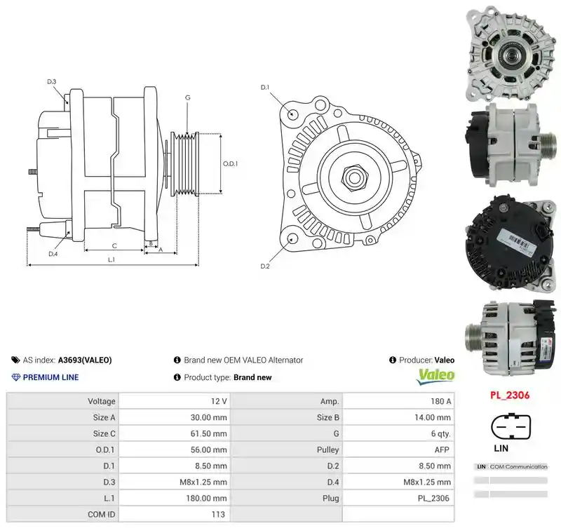 AS-PL A3693(VALEO)