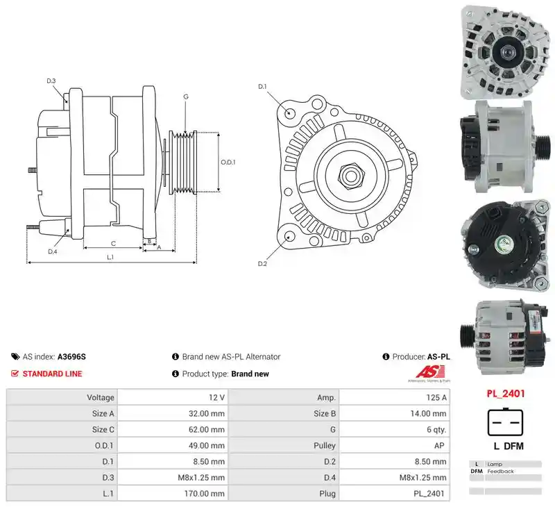 AS-PL A3696S