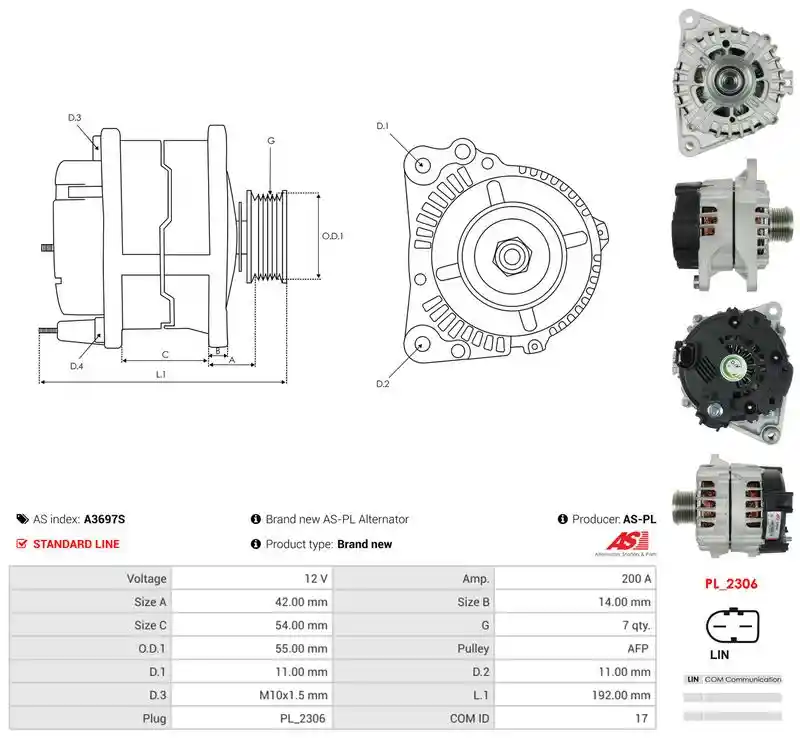 AS-PL A3697S