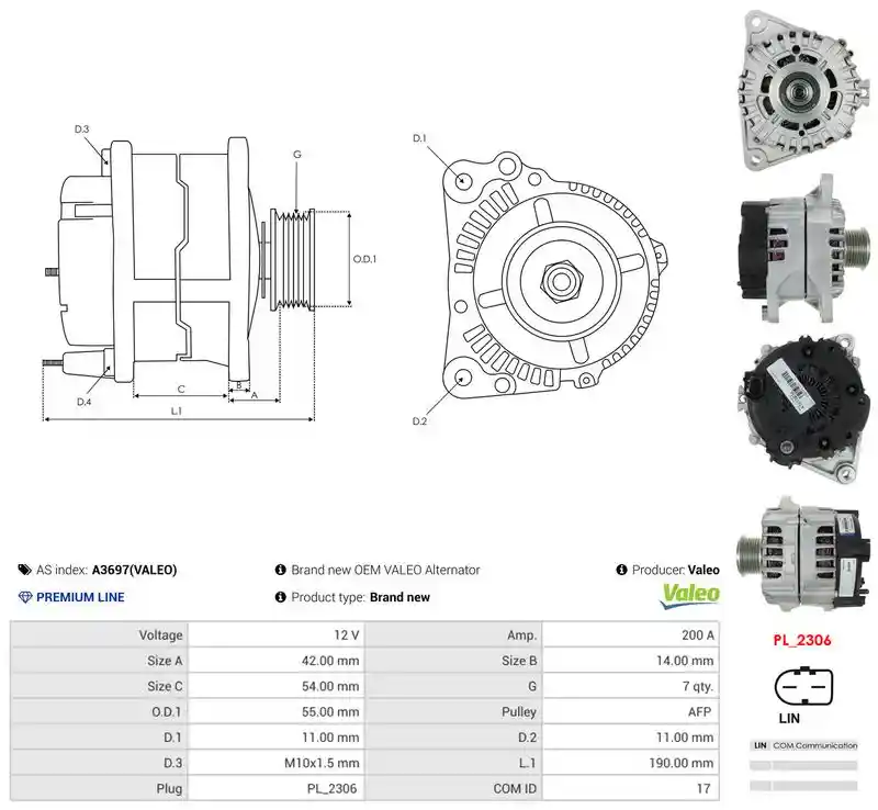 AS-PL A3697(VALEO)