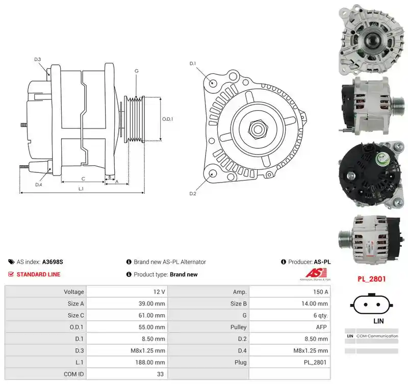 AS-PL A3698S