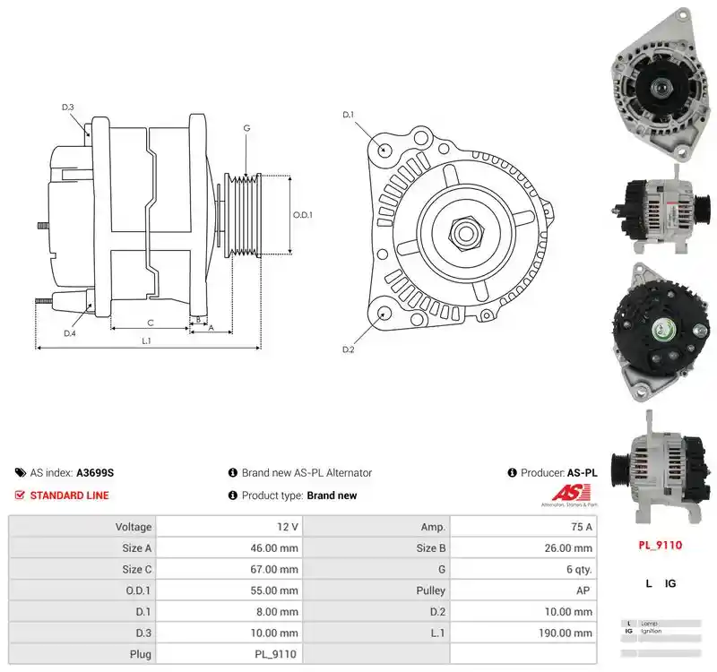 AS-PL A3699S