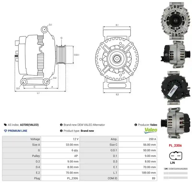 AS-PL A3700(VALEO)