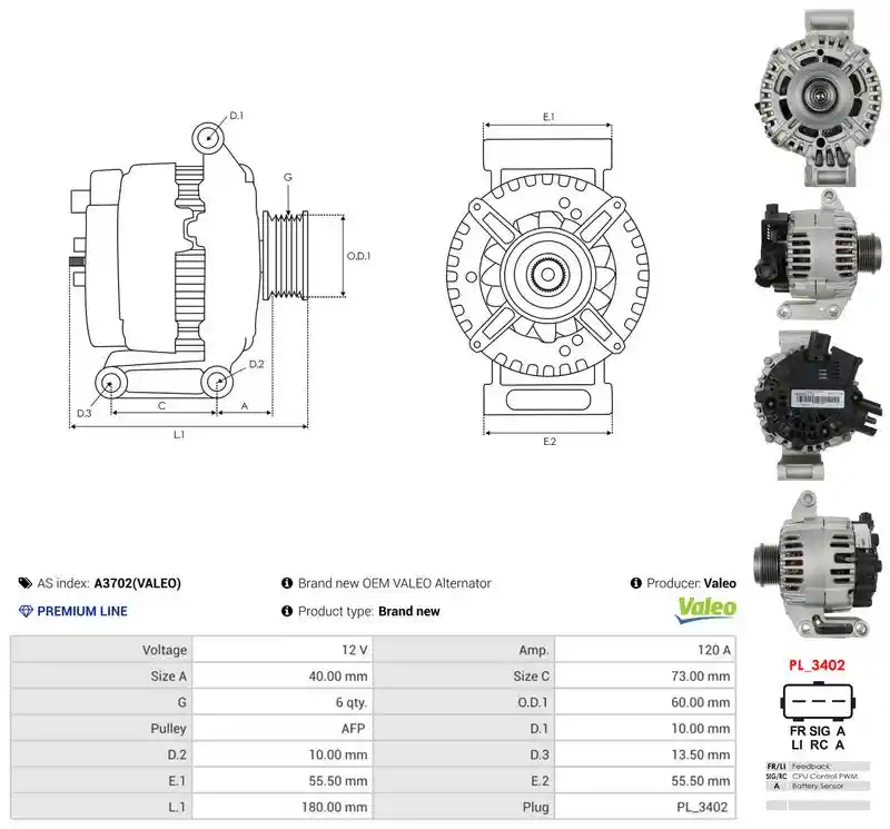 AS-PL A3702(VALEO)