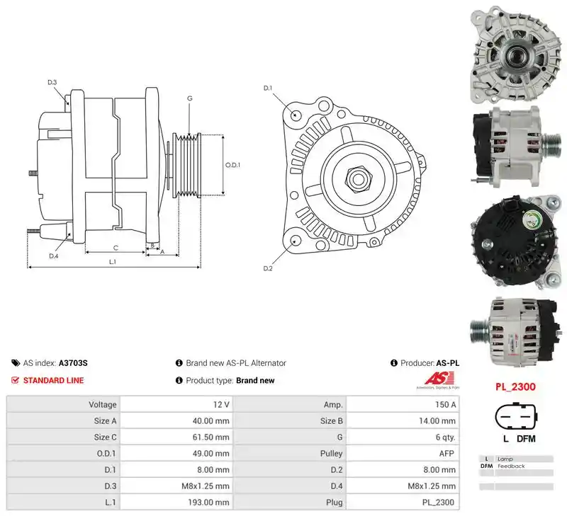 AS-PL A3703S