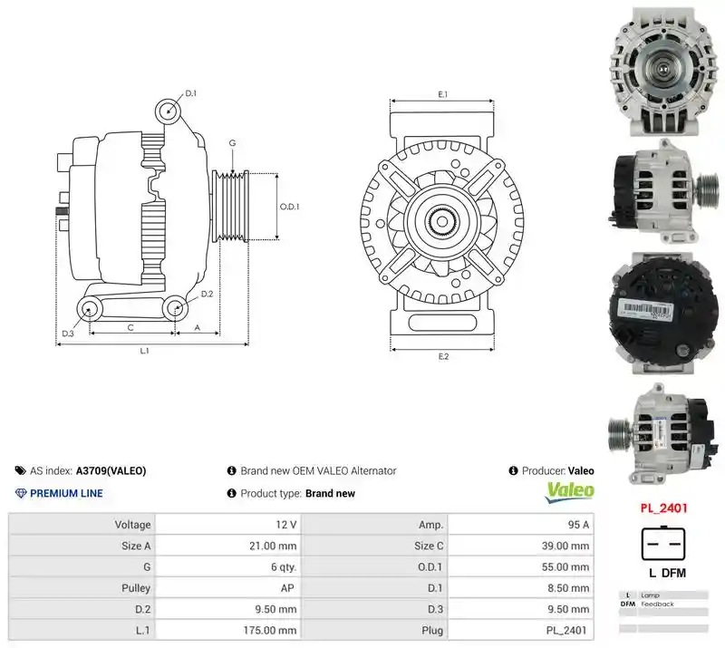 AS-PL A3709(VALEO)