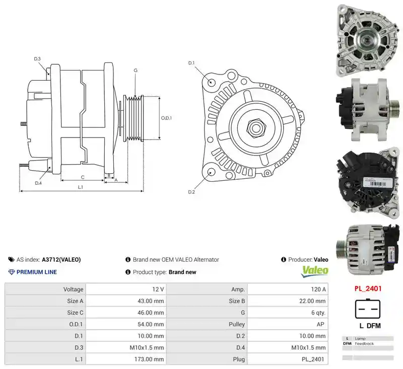 AS-PL A3712(VALEO)