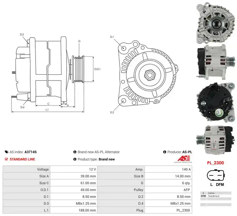 AS-PL A3714S
