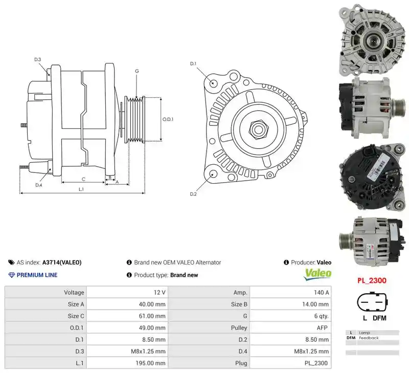 AS-PL A3714(VALEO)