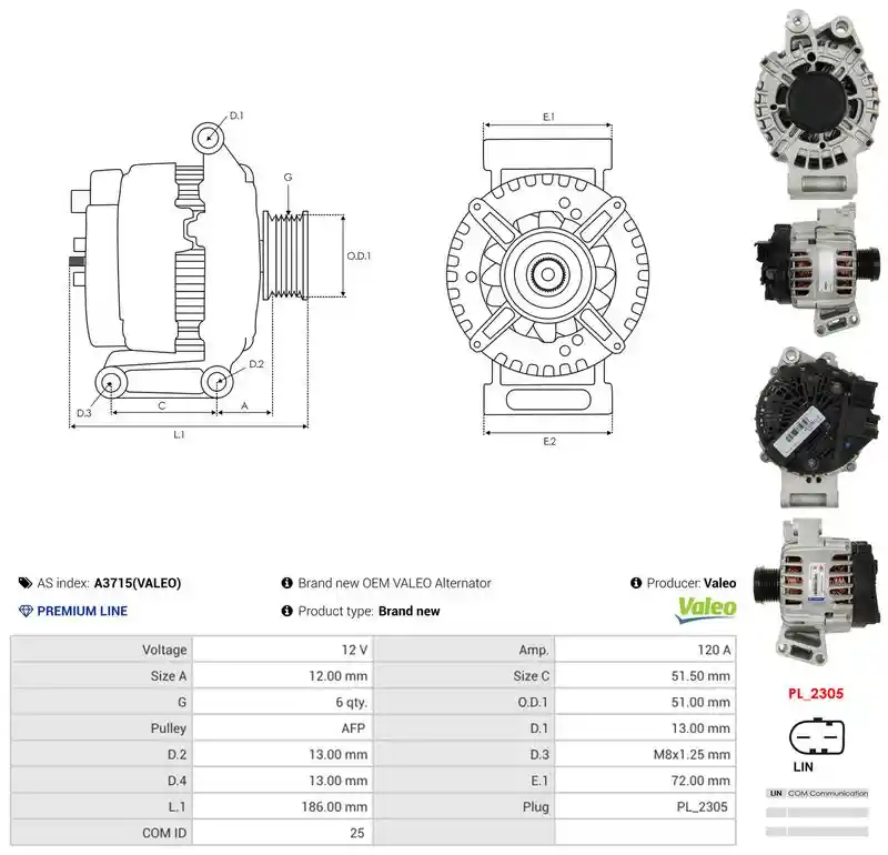AS-PL A3715(VALEO)