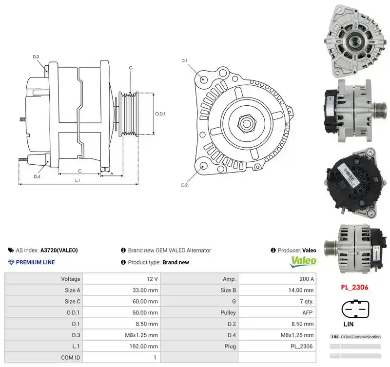 AS-PL A3720(VALEO)