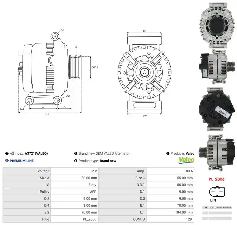 AS-PL A3721(VALEO)