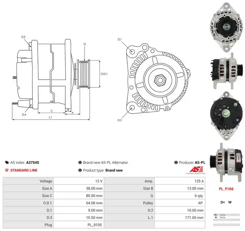AS-PL A3754S