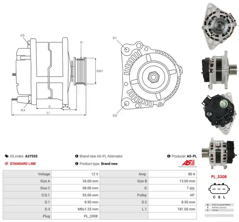 AS-PL A3755S