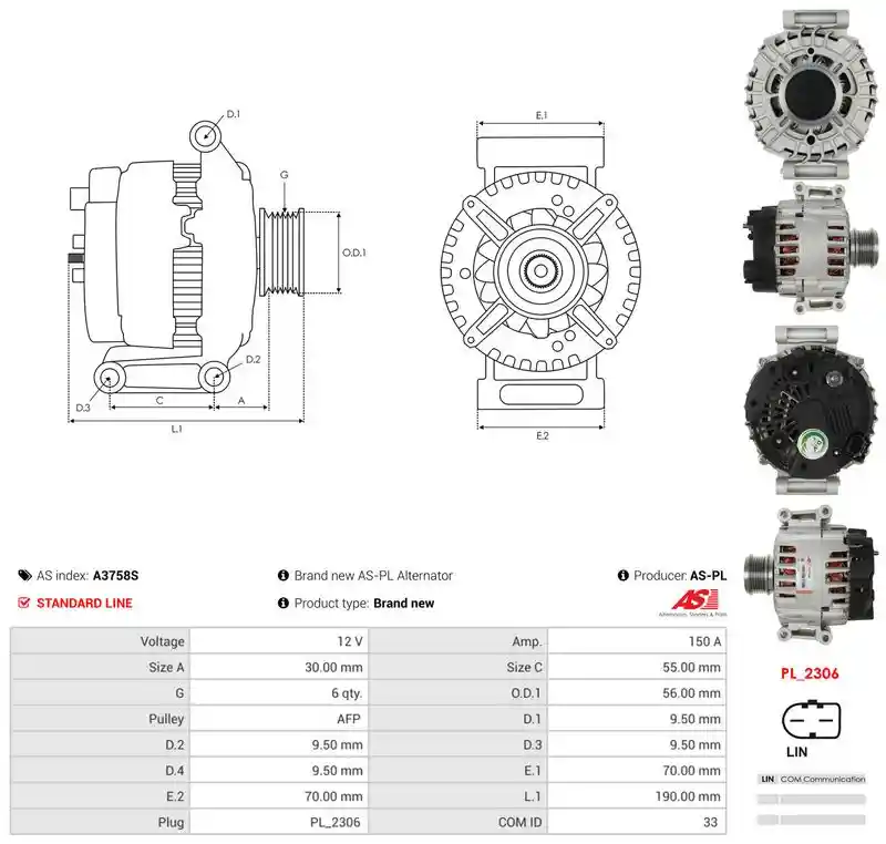 AS-PL A3758S