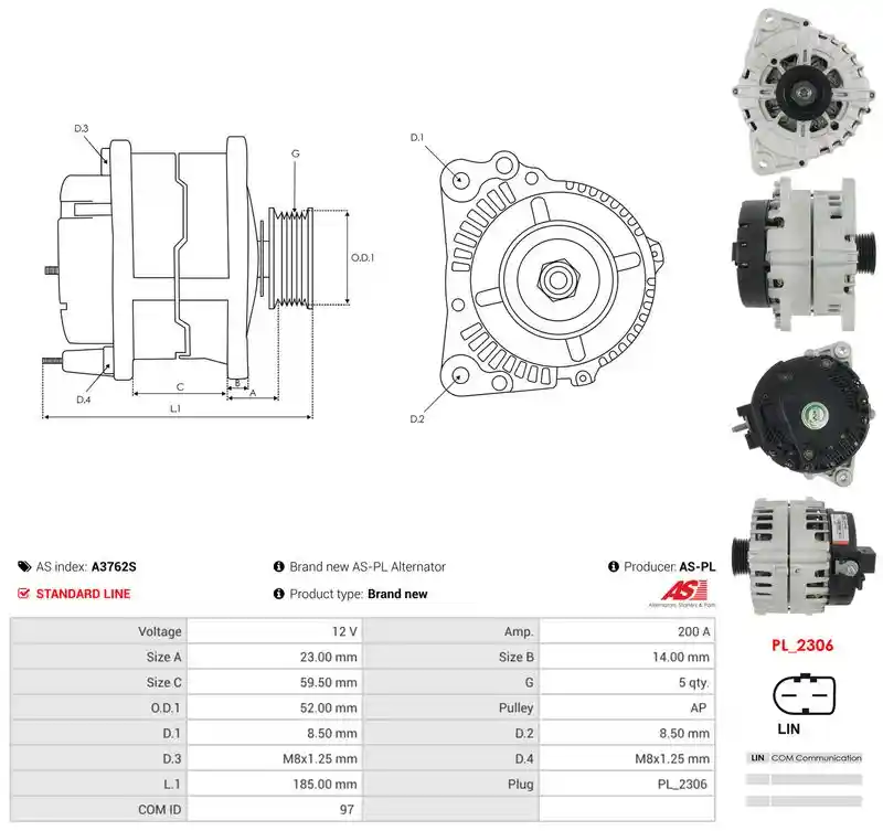 AS-PL A3762S