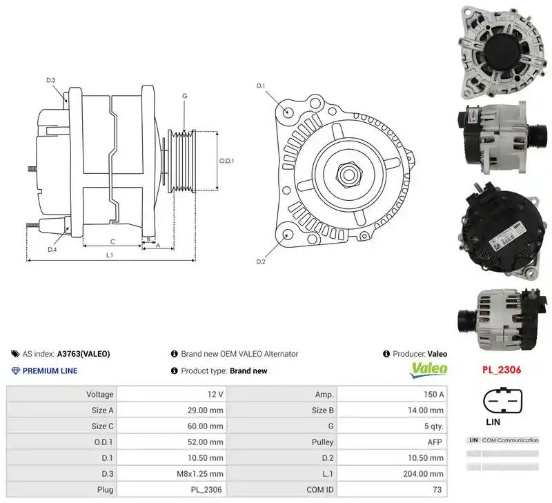AS-PL A3763(VALEO)