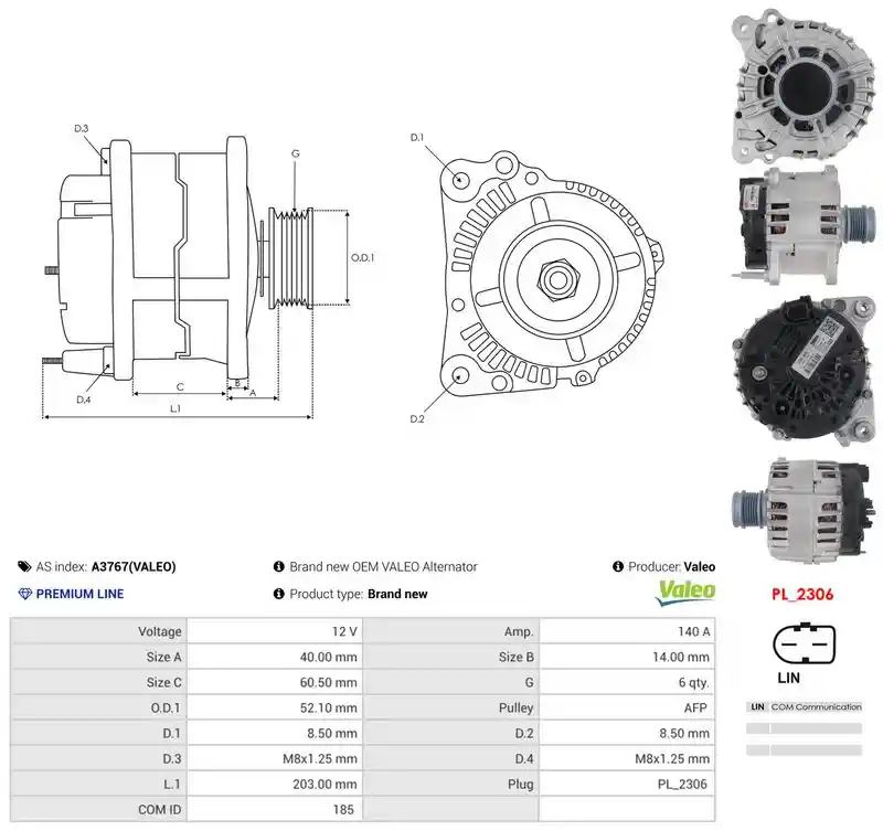 AS-PL A3767(VALEO)