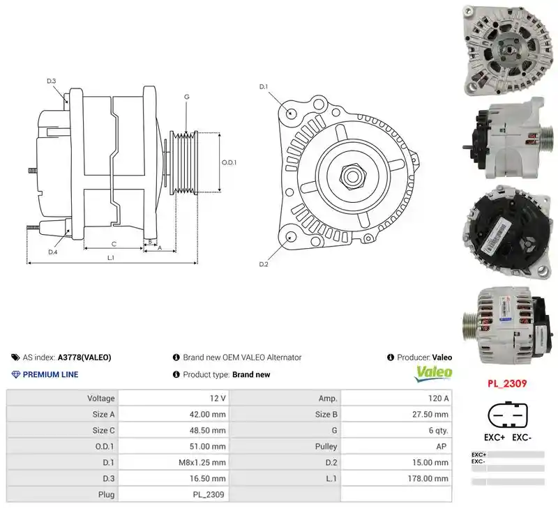 AS-PL A3778(VALEO)