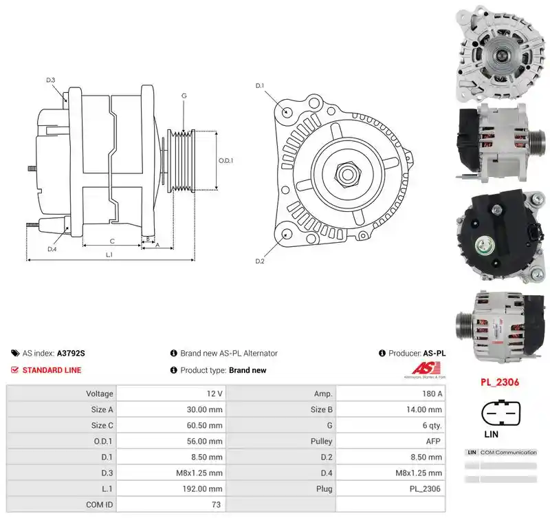 AS-PL A3792S