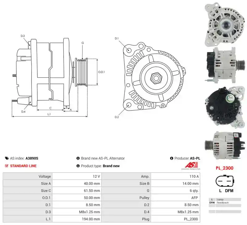 AS-PL A3890S