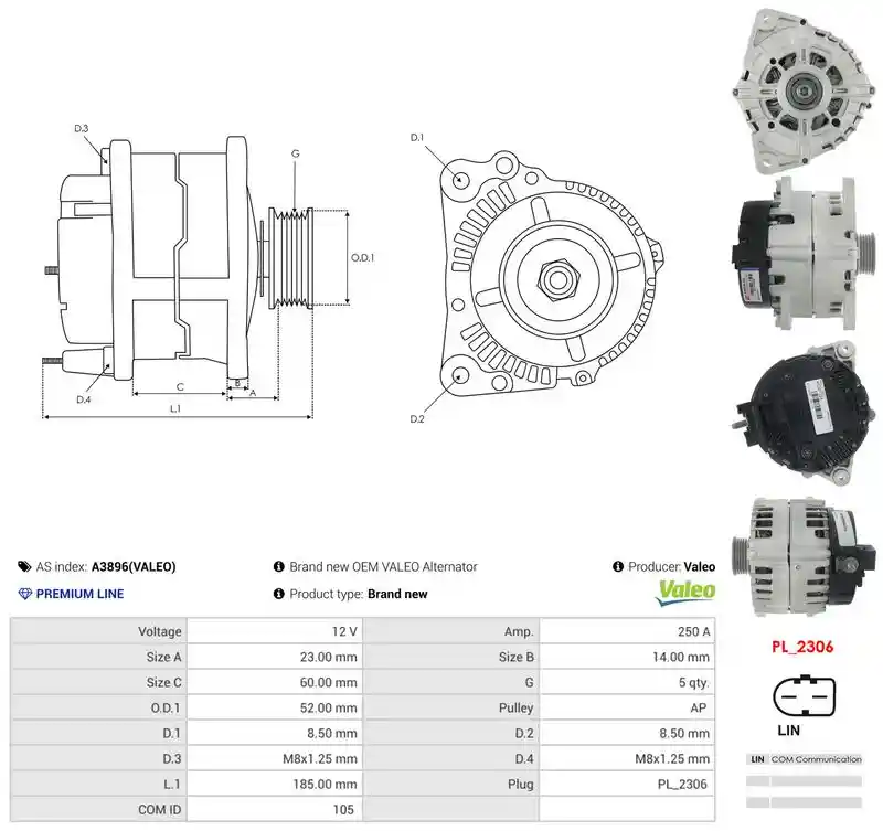 AS-PL A3896(VALEO)