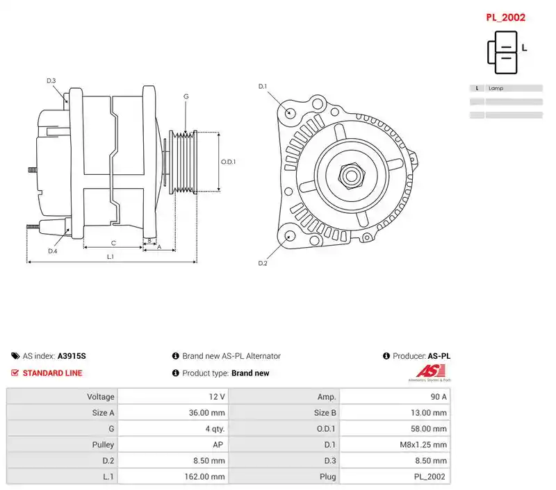 AS-PL A3915S