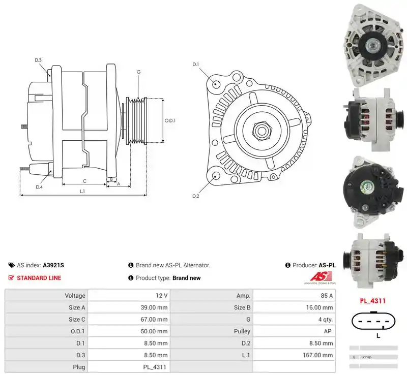 AS-PL A3921S