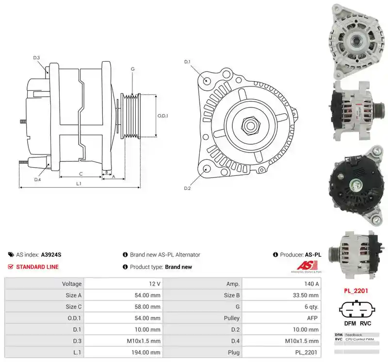 AS-PL A3924S AS-PL A3924S