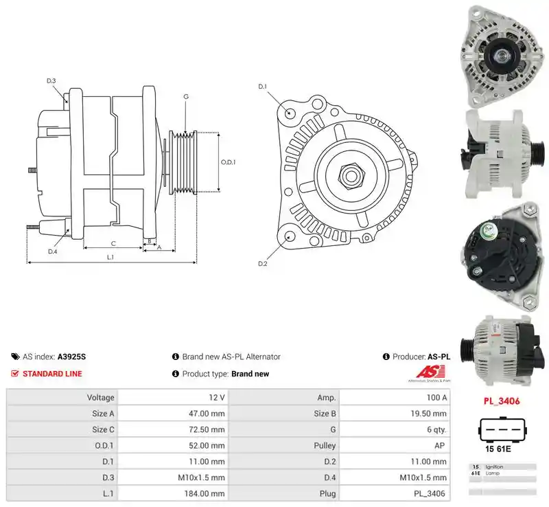 AS-PL A3925S