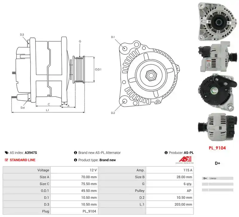 AS-PL A3947S